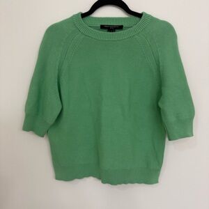 French Connection Green Women's  3/4s Sleeve Sweater Women’s Size Large